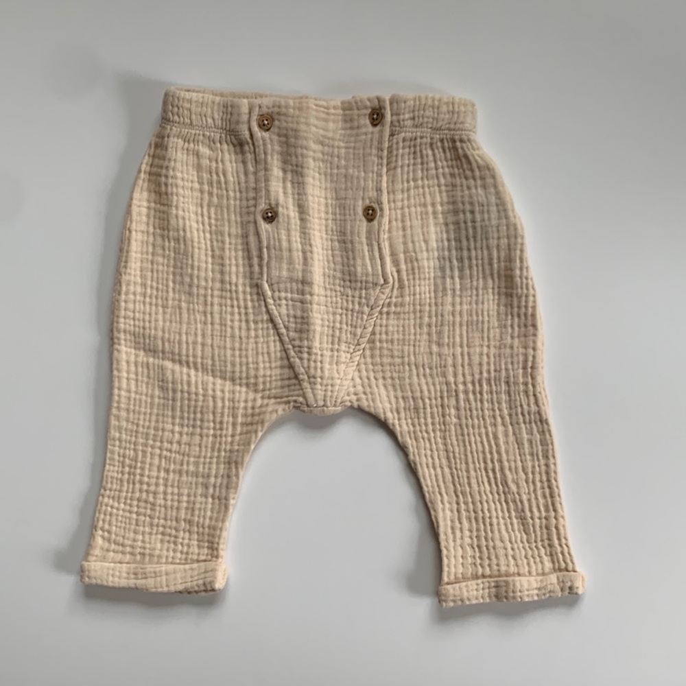 Emile et Ida Gauze Baby Pants 12M EEUC